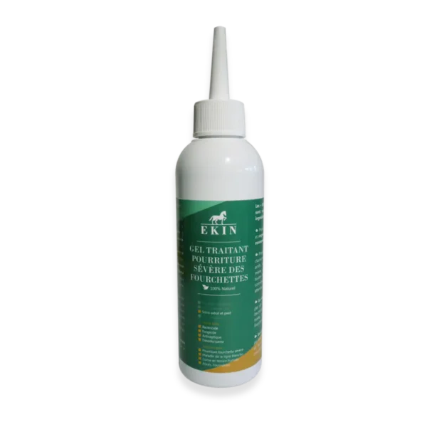 Gel naturel contre les fourchettes pourries du sabot du cheval