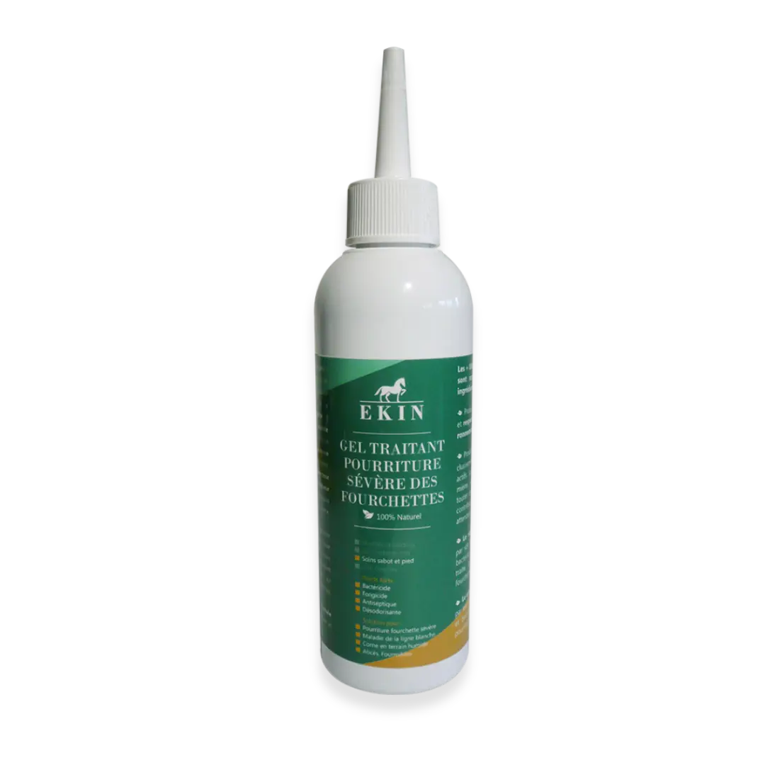 Gel naturel contre les fourchettes pourries du sabot du cheval
