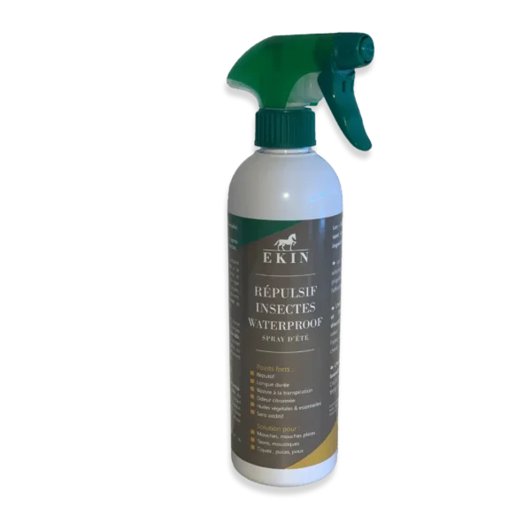 Spray d'été, répulsif insectes Ekin pour chevaux. Eloigne les insectes