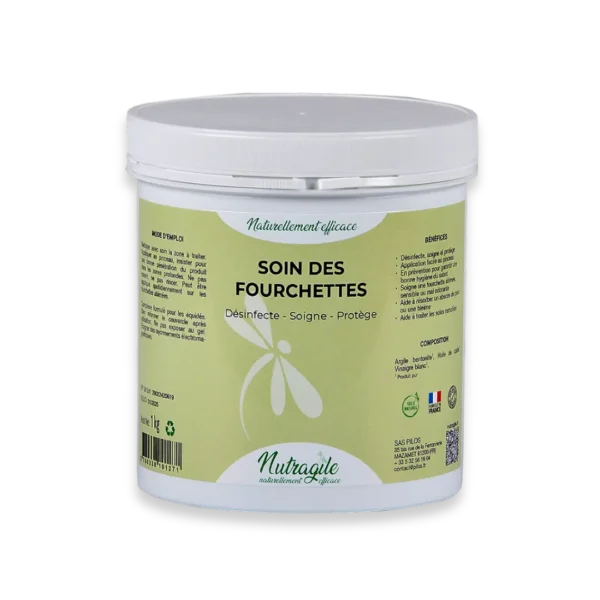 soin des fourchettes nutragile pour les fourchettes abimés, pourries et sole humide du cheval