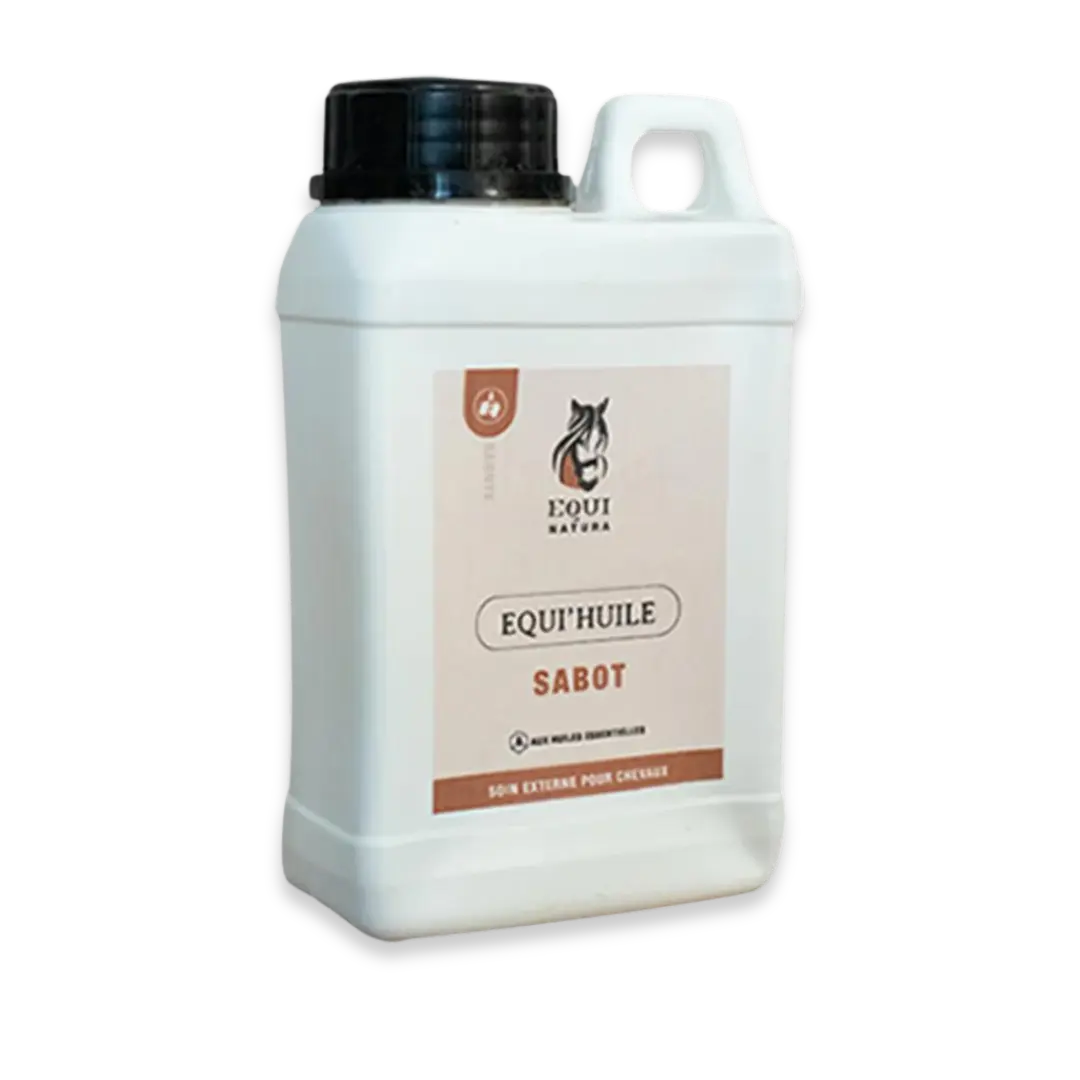 Equi'huile sabot de Equinatura prend soin des sabots du cheval par tout temps avec des ingrédients naturels et bio