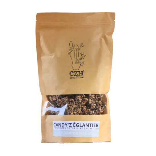 Candy'z Classique Eglantier - Cynorrhodons. Friandises naturelles pour soutenir le système immunitaire du cheval