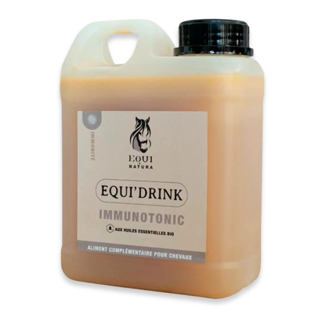 Equi'Drink Immuno Tonic complément alimentaire liquide pour booster le système immunitaire