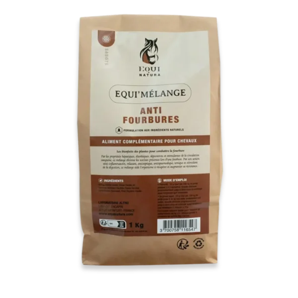 Equi’mélange Anti-Fourubre, complément alimentaire pour soulager le cheval atteint de fourbure.