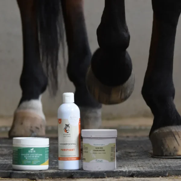 Pack SOS Humidité pour protéger le cheval des problèmes liés à l'humidité : gale de boue, crevasse, fourchettes pourries